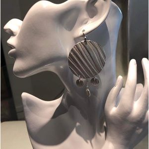 Silver plated earrings